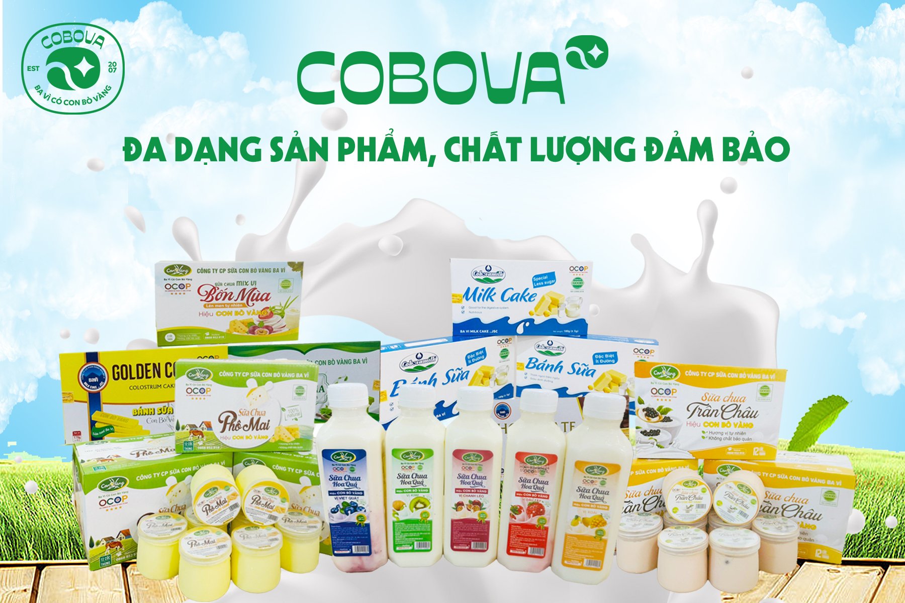 COBOVA đa dạng sản phẩm chất lượng đảm bảo