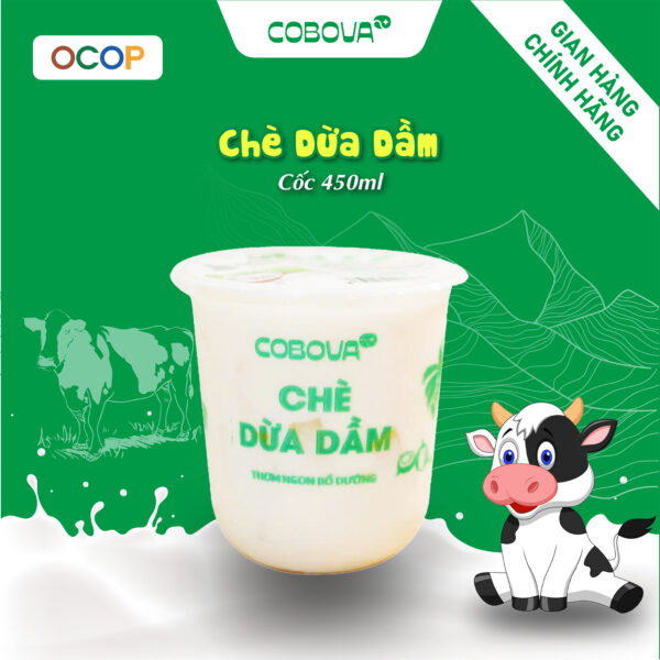 Chè Dừa Dầm Hiệu Con Bò Vàng