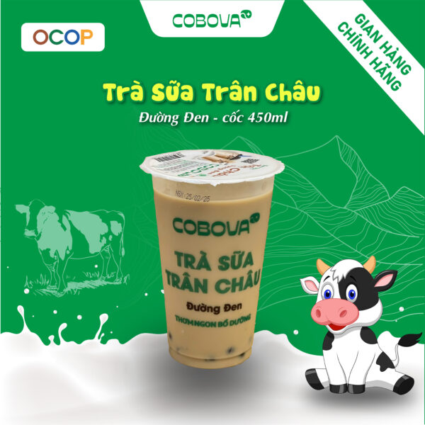 Trà Sữa Trân Châu Đường Đen Hiệu Con Bò Vàng