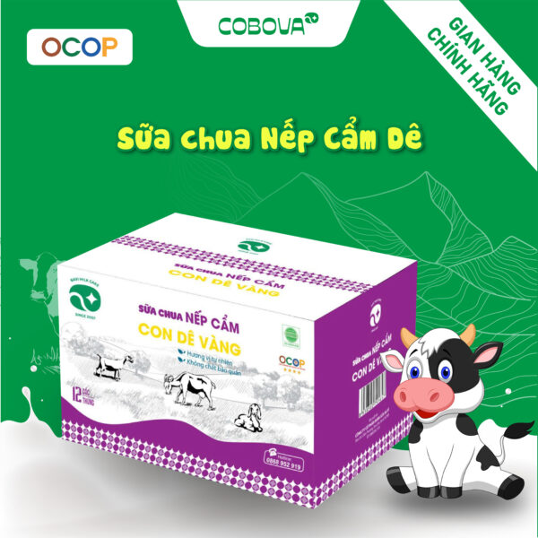 Sữa Chua Nếp Cẩm Con Dê Vàng