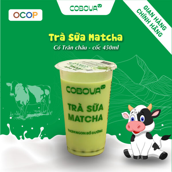 Trà Sữa Matcha Hiệu Con Bò Vàng