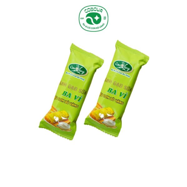 Bánh Gạo Sữa Ba Vì Hiệu Con Bò Vàng Vị Rong Biển - Ảnh 2