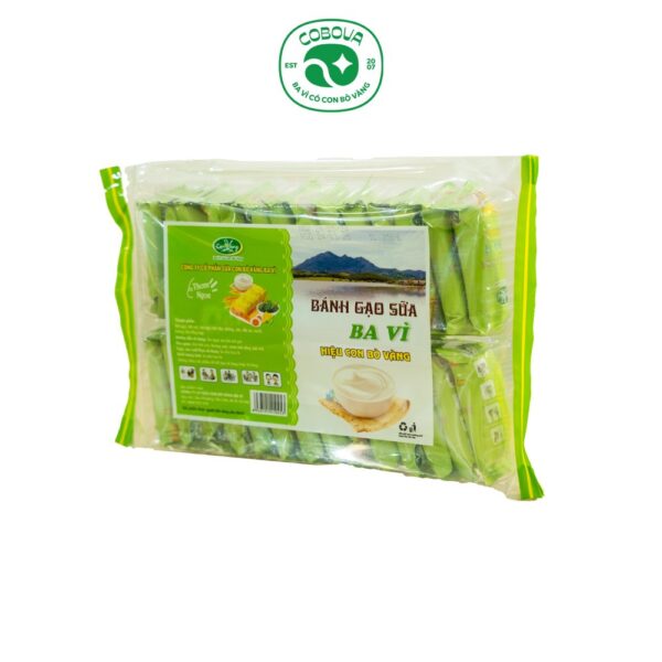 Bánh Gạo Sữa Ba Vì Hiệu Con Bò Vàng Vị Rong Biển - Ảnh 3