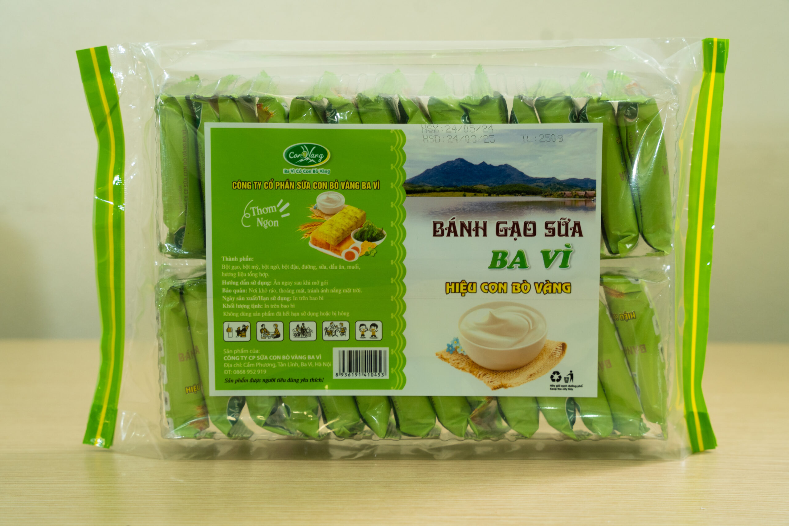 Bánh gạo sữa vị rong biển