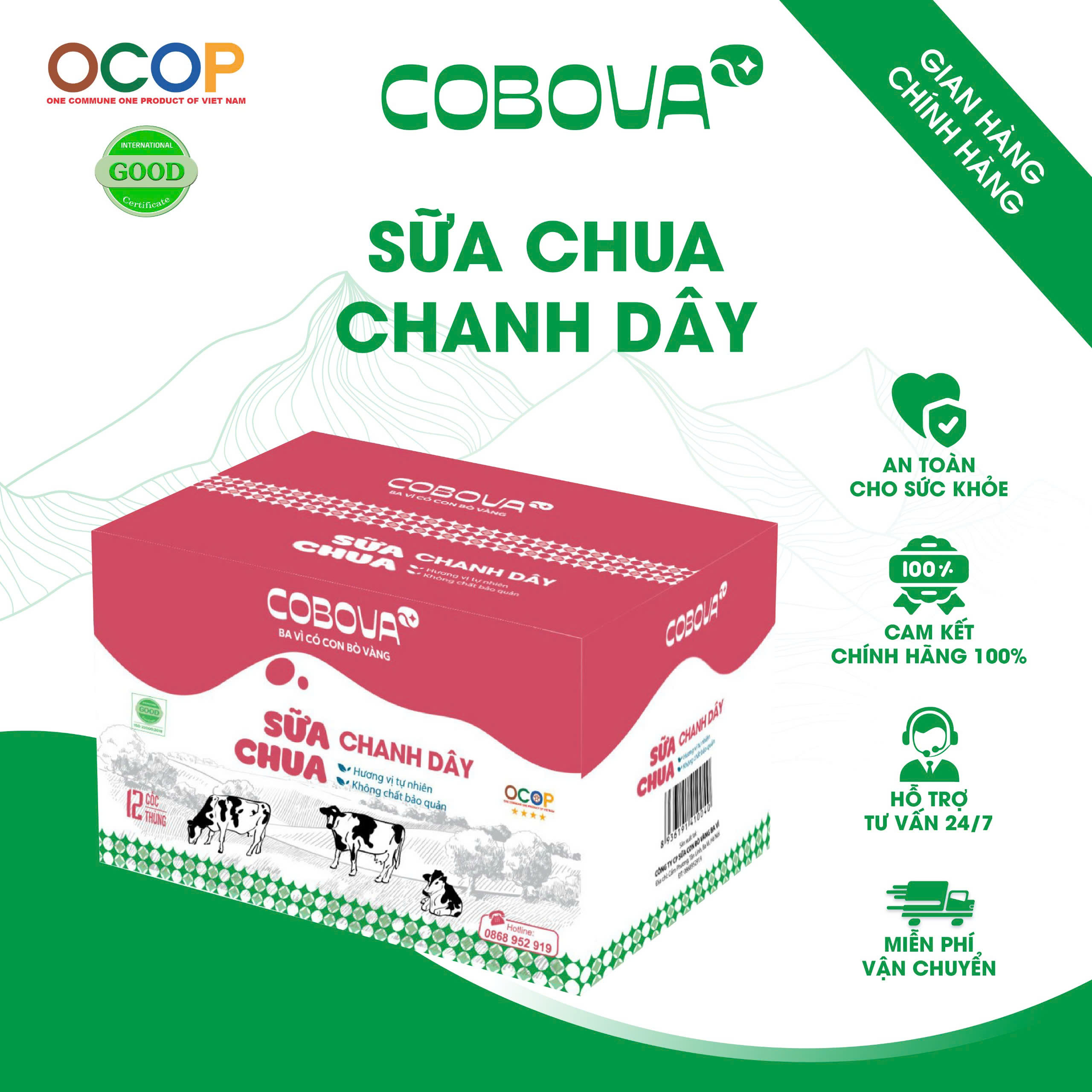 Sữa chua chanh dây COBOVA