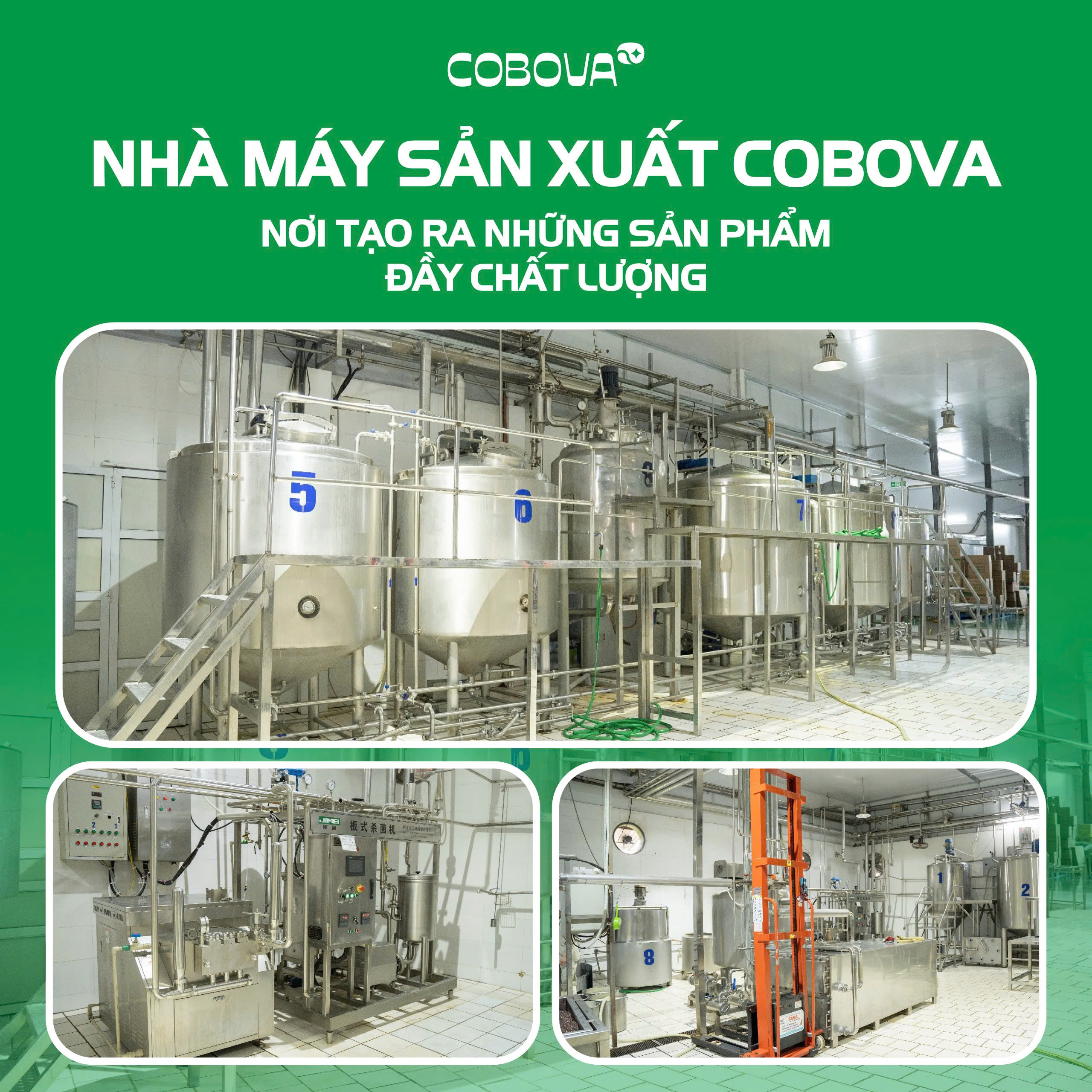 COBOVA nơi mang đến các sản phẩm từ sữa chất lượng đến với người tiêu dùng