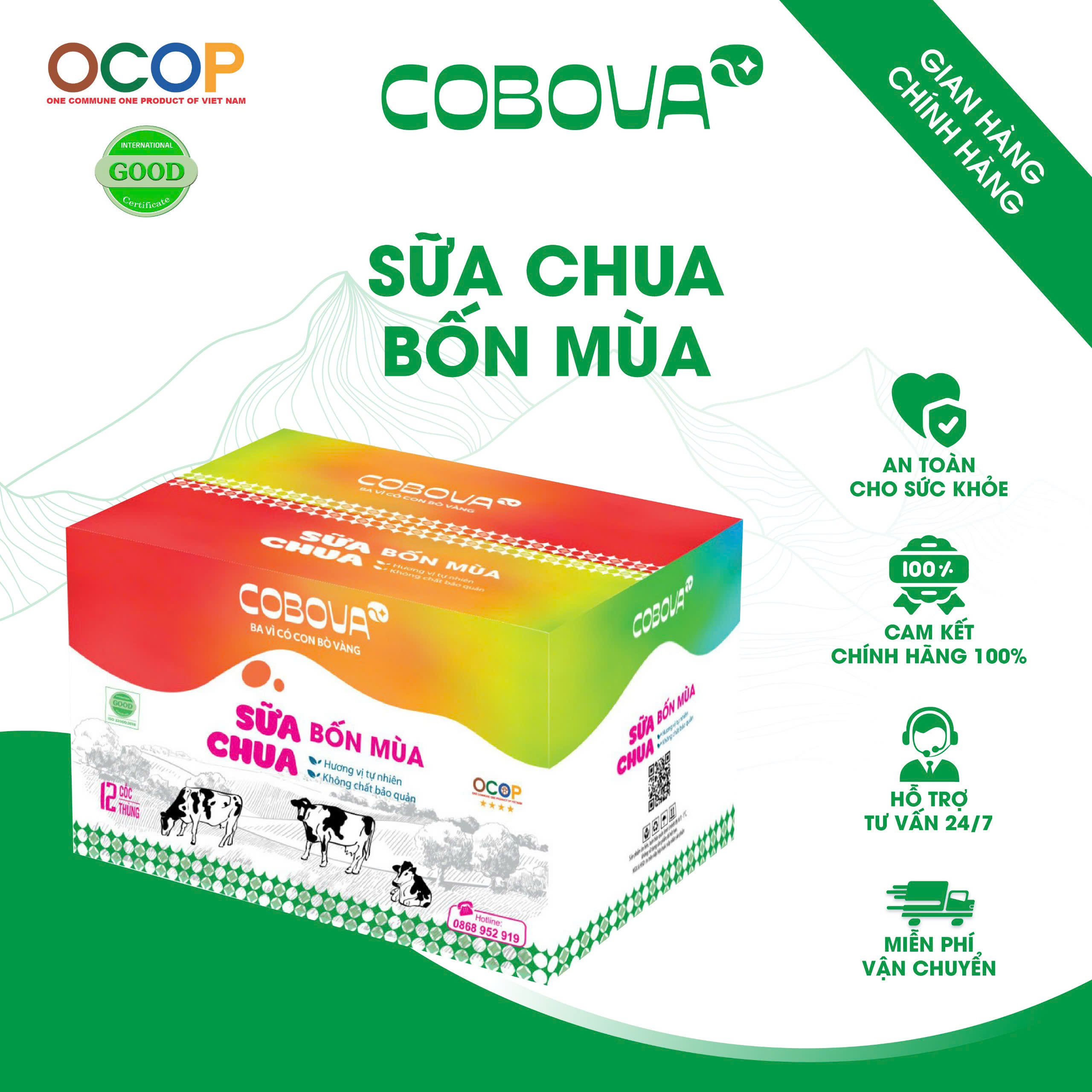 Sữa Chua Bốn Mùa COBOVA