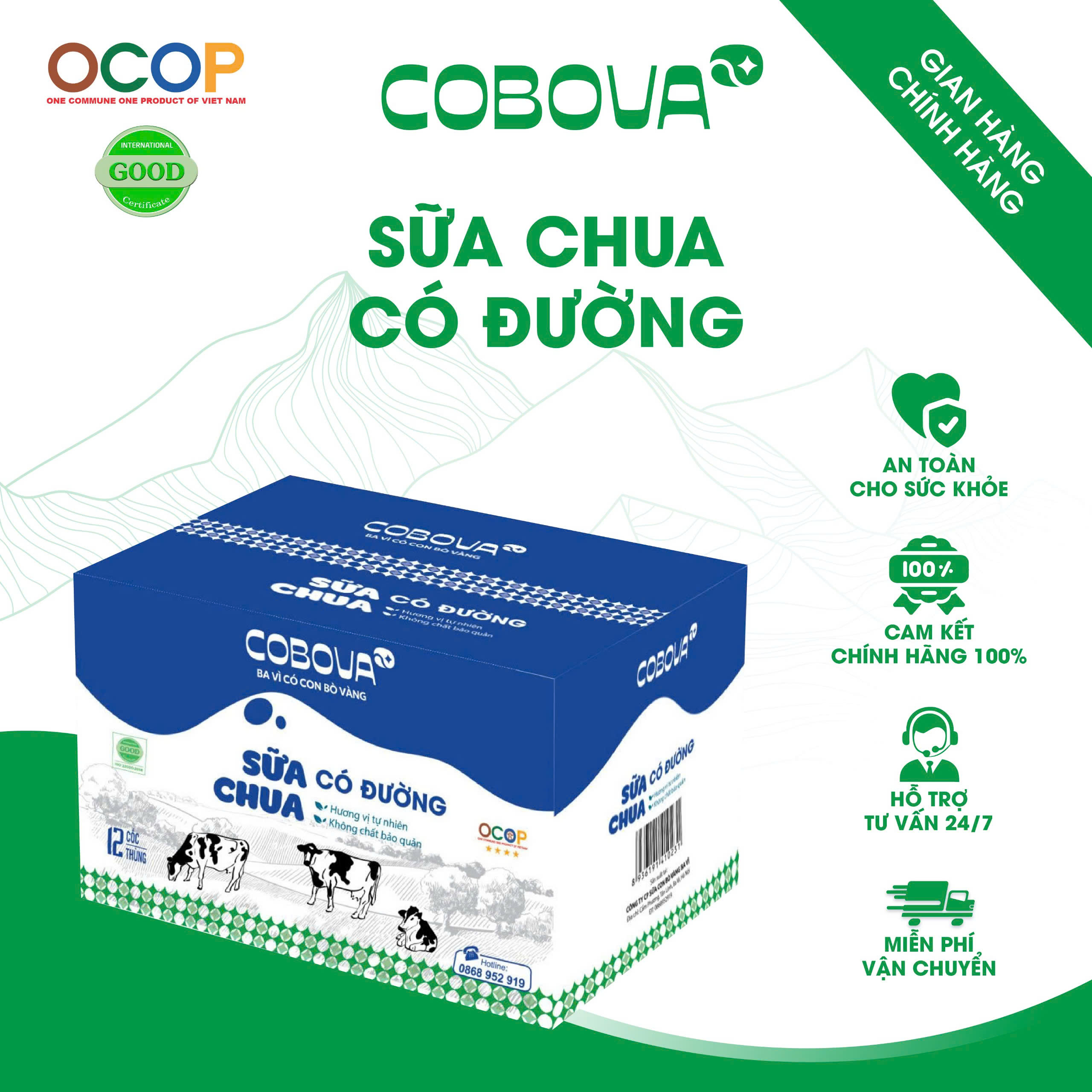 Sữa Chua Có Đường COBOVA