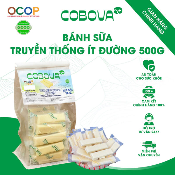 Bánh sữa đặc sản Ba Vì - bánh sữa đặc biệt ít đường COBOVA