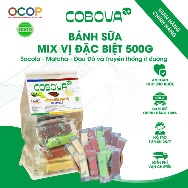 Bánh Sữa Mix Vị Đặc Biệt 500G