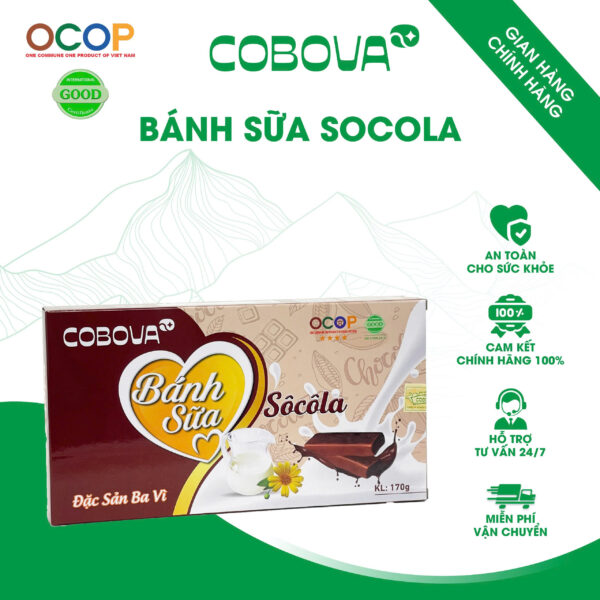 Bánh sữa Socola COBOVA