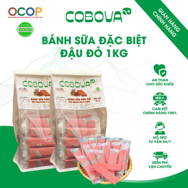 Bánh Sữa Đặc Biệt Đậu Đỏ 1KG