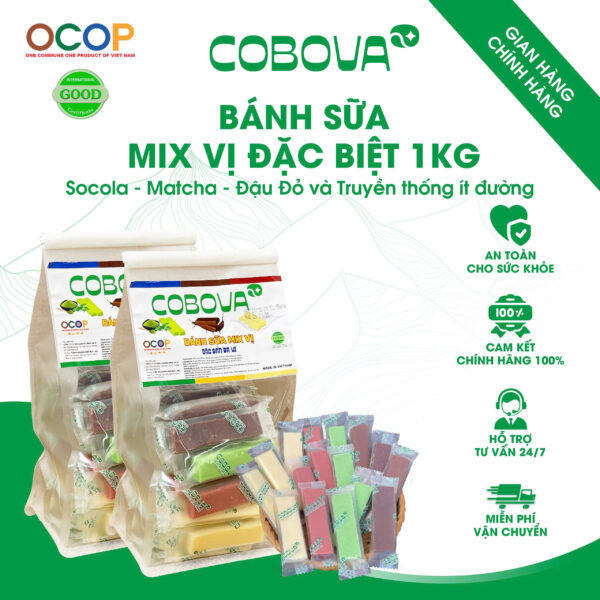 Bánh Sữa Mix Vị Đặc Biệt 1KG