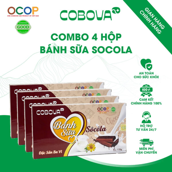 Bánh sữa Socola COBOVA