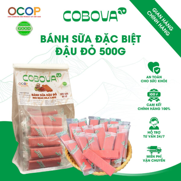Bánh sữa đặc biệt vị đậu đỏ