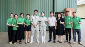 Hoa Hậu Hương Giang Đến Thăm & Quay Teaser Chuẩn Bị Cho Megalive Chợ Đêm Trên Mây Tại Công ty CP Sữa Con Bò Vàng Ba Vì