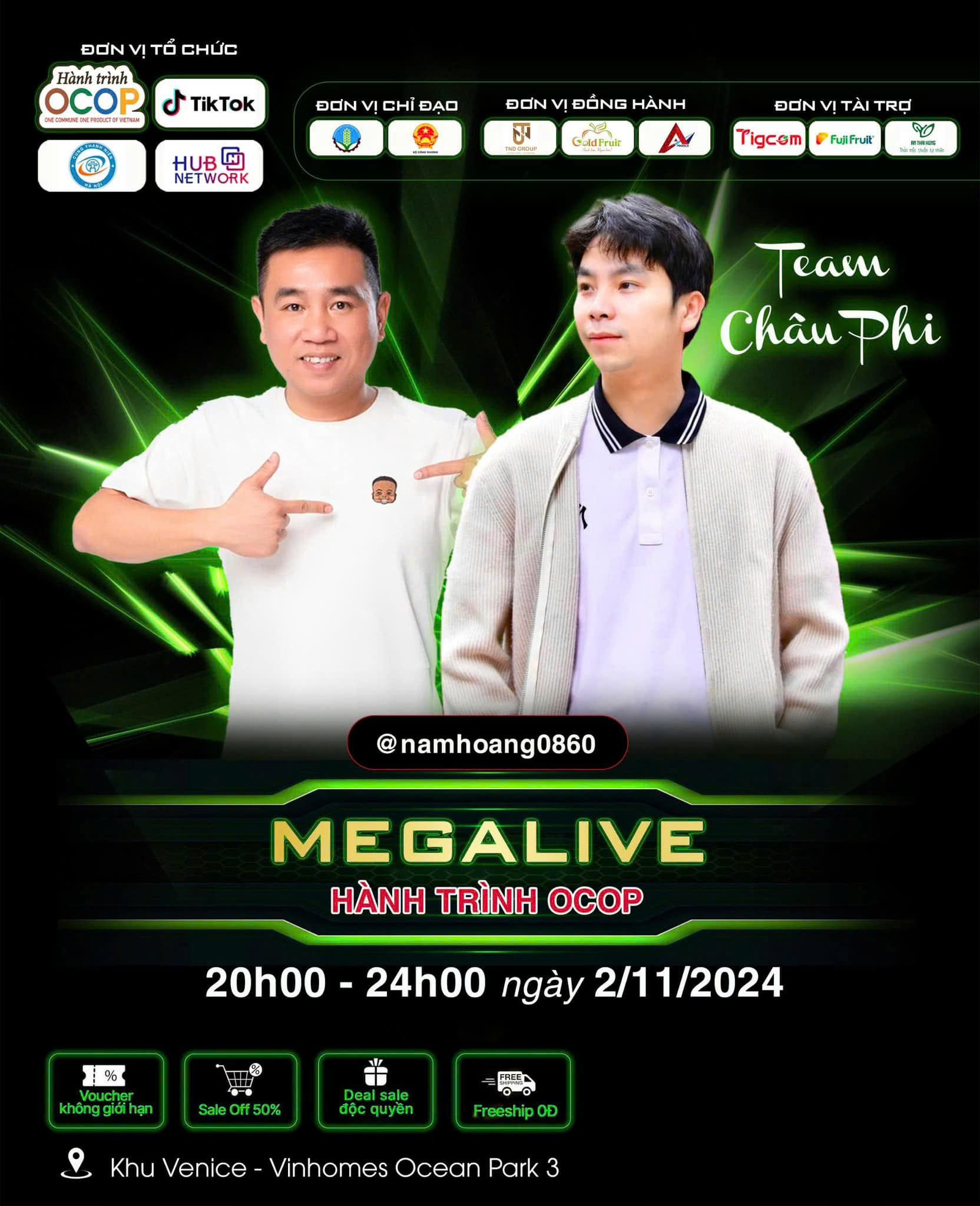 COBOVA tham gia sự kiện Megalive do Hành Trình OCOP tổ chức