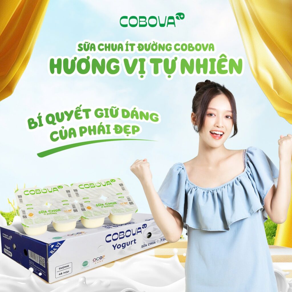 Sữa Chua Ít Đường COBOVA – Hương Vị Tự Nhiên, Bí Quyết Giữ Dáng Chuẩn Xinh Của Phái Đẹp