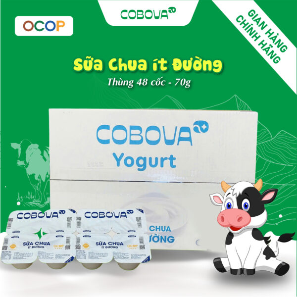 sữa chua ít đường 70g