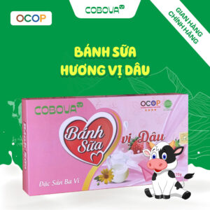 bánh sữa ngọt dâu