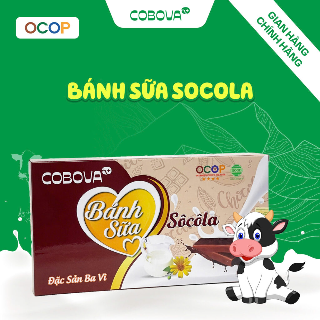 bánh sữa ngọt socola