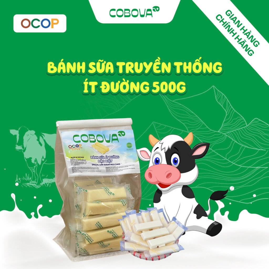 bánh sữa truyền thống ít đường 500g