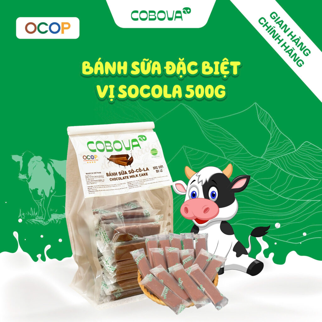 bánh sữa vị socola 500g