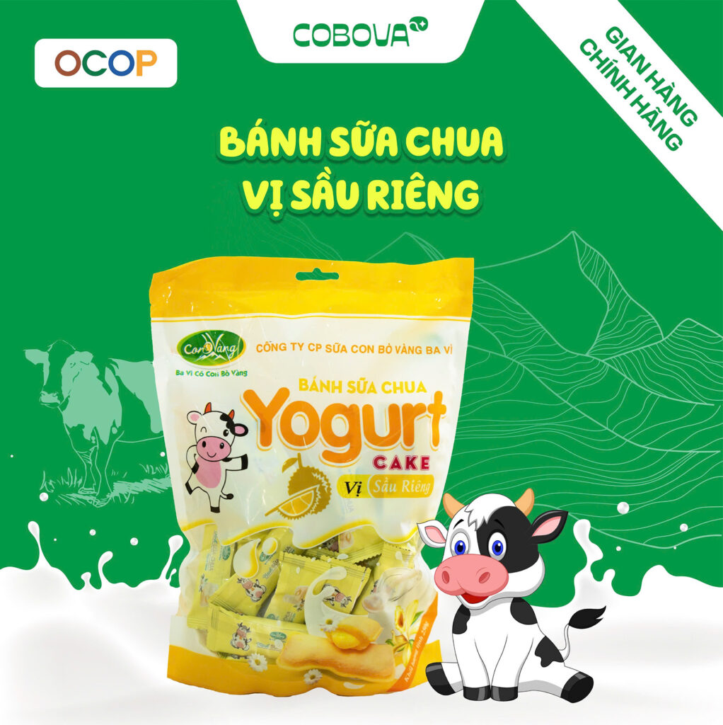 bánh sữa chua vị sầu riêng