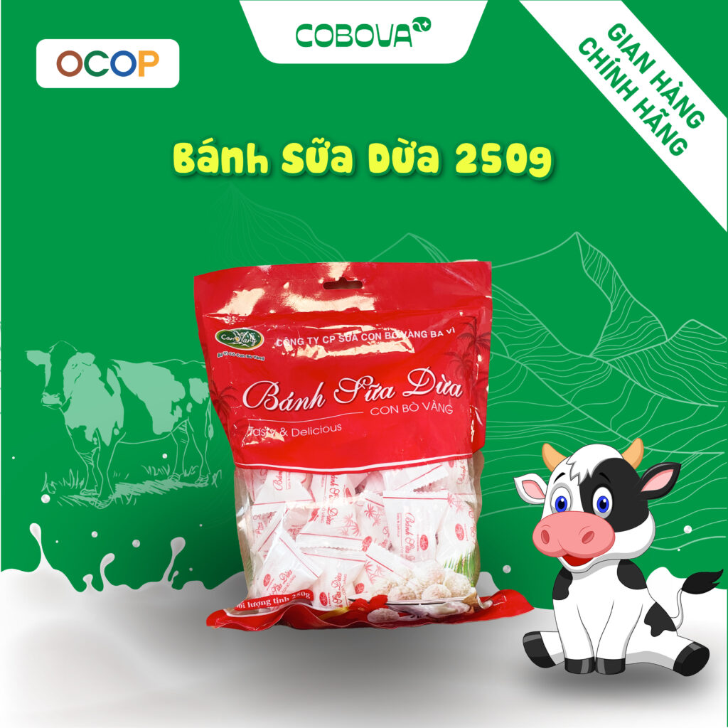 bánh sữa dừa 250g