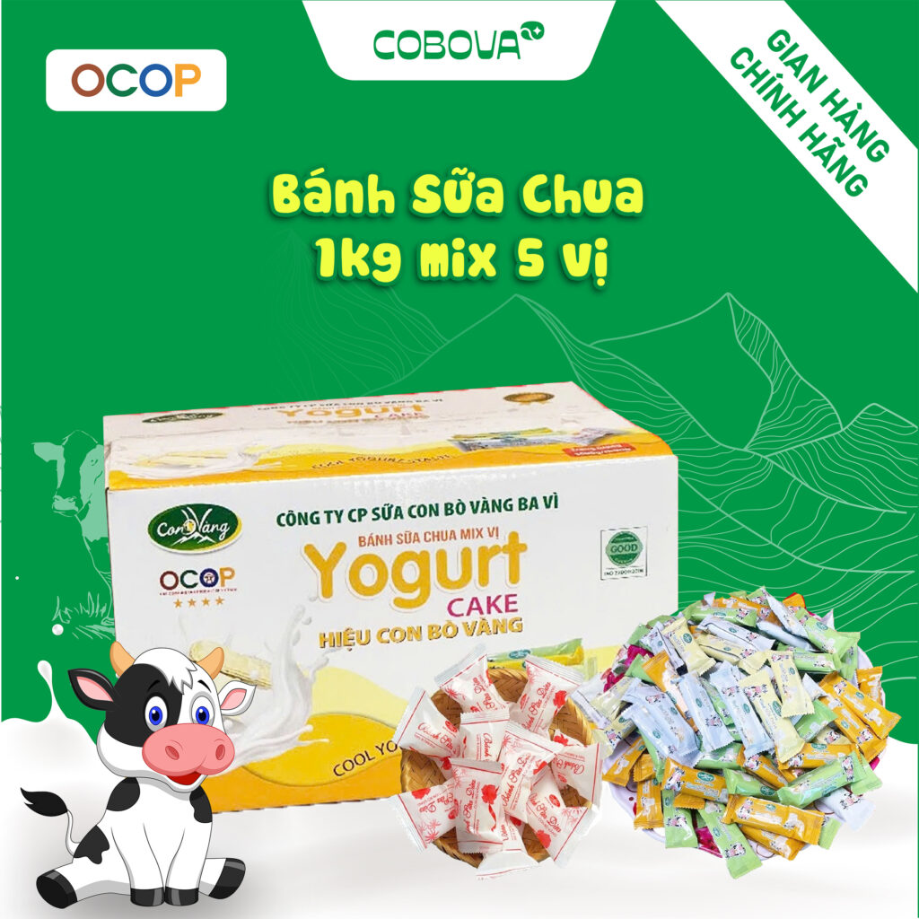 bánh sữa chua mix 5 vị
