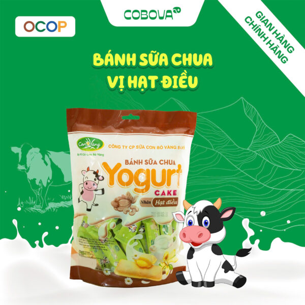 Hộp bánh Sữa Chua vị hạt điều 400g