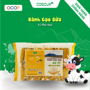 bánh gạo sữa vị phô mai